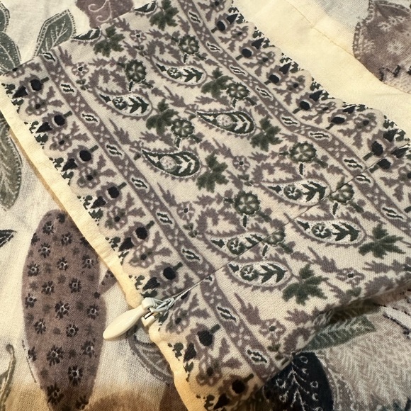 Tory Burch Floral Cotton Tunic Size 8 - Picture 5 of 7